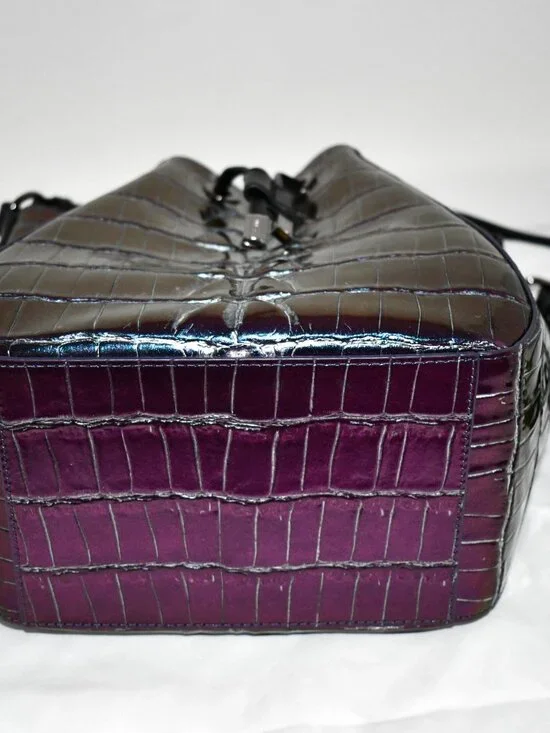 Brahmin Melinda Bucklet Bag in Heroic Purple Kingstone # V33258701410 NWT - Picture 12 of 12
